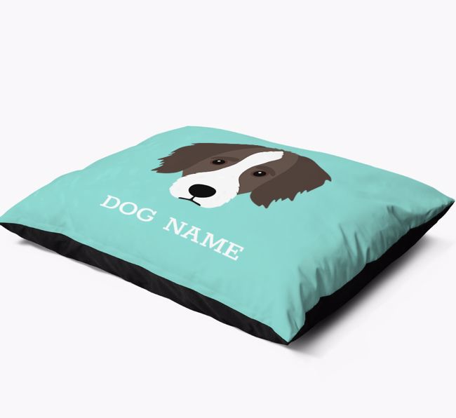 'Yappicon and Name' - Personalised {breedFullName} Dog Bed